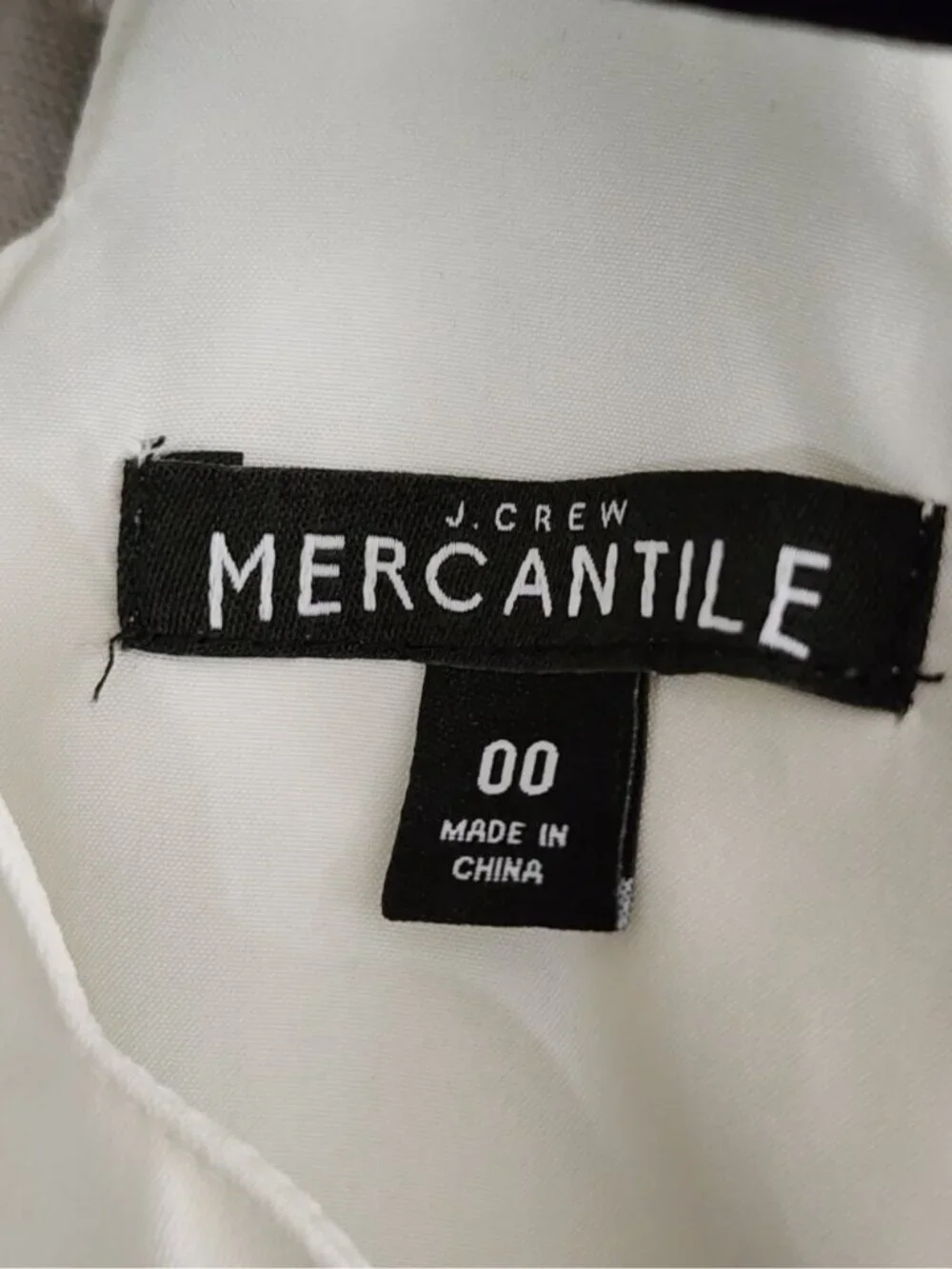 J. Crew Ivory Strappy Scalloped Cami